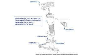 Front Air Spring, Continental GT & Continental GT Speed (2004-2011)