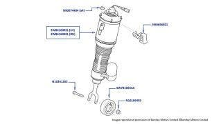 Front Air Spring, Continental GT (2012-2017)