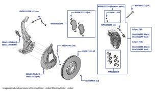 Front Brakes (Standard), Bentayga (2017-2020)