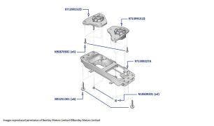 Gearbox Mountings, New Continental GT (2018-2023), New Continental Convertible (2019-2023) & New Flying Spur (2020-2023)