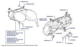 Headlight, Continental Flying Spur (2005-2013, 448KW Engine) & Continental Flying Spur Speed