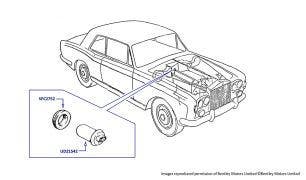 Heater Box Thermostat, 4-Door Cars (chassis 30001-41648) & Corniche (chassis 30003-50757 & 1557-5036)