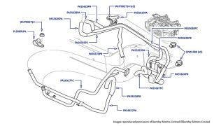 Heater Hoses, Arnage Red Label & Arnage Le Mans (all chassis)