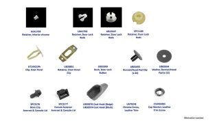 Interior Clips, Screws, Fasteners & Plasticware (1980-2003)
