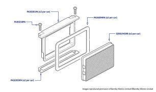 Pollen Filters, Arnage & Seraph Series, Park Ward, Azure & Brooklands Coupe (all chassis)