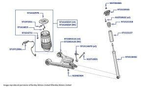 Rear Air Spring, New Continental GT (2018-2023)