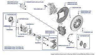Rear Brakes (Ceramic), Bentayga (2017-2020)