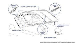 Rear Screen, Arnage T (chassis 08200-08406)