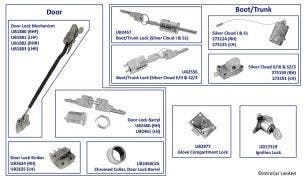 Silver Cloud I-III & S1-3 Locks