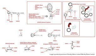 Silver Cloud I/II & S1/2 Sidelights, Foglights & Relays