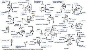 Silver Cloud I & S1 Switches (Separate)