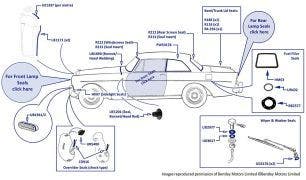 Body Seals, S3 Two-Door Mulliner Park Ward Saloon