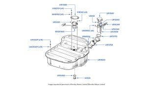 Fuel Tank (4-Door Cars), chassis 23351-25741