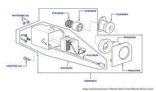 Ignition Switchbox, Arnage Red Label (chassis 05965-08394), Arnage Le Mans, Arnage R (chassis 08323-11658), Arnage RL (chassis 19150-19449), Arnage T (chassis 08200-11660) & Azure (chassis 11142-11686)
