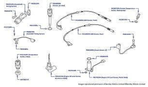 Engine Management Sensors, Silver Seraph, Silver Seraph LOL & Park Ward