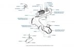 Hoses, Pipes & Steering Cooler, chassis numbers 01001-06428 (Saginaw Steering Pump)