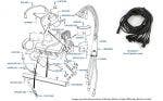 Ignition Leads chassis numbers 01001-06750 (other than Turbo)