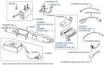 Alarm Control Module, Remotes & Siren, Azure, chassis numbers 61707-62666 & 01001-01238
