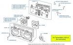 Driver's Information Panel, Speedometer & Rev Counter, Corniche & Continental 