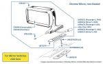 Door Mirror, 4-Door Cars, chassis numbers 01001-14795 (Non-Heated)