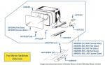Door Mirror, 4-door cars, chassis numbers 12001-27998 (heated chrome mirror)