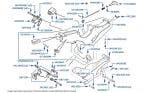 Parking Brake Pedal, Azure, chassis numbers 61505-62666 & 01001-01238