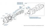 Crankshaft & Main Bearings, Bentley Eight, chassis numbers 08862-09847