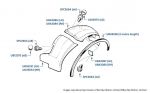 Undersheets, Front Wing/Fender, Bentley Eight, chassis numbers 12013-13204