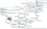 Undersheets, Front Wing/Fender, Azure, chassis numbers 61501-62666 & 01001-01238