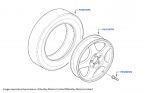 Spacer Saver Wheel, Corniche, chassis 68007-68621 & 02000-02079