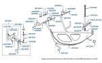 Spare Wheel Carrier, Azure, chassis numbers 50803-61182