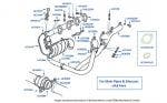 Down Pipes & Manifolds, catalyst, Bentley Eight, chassis numbers 35204-44562