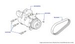 Compressor, Arnage Green Label (chassis 01001-05100) & Arnage 4.4L Birkin (chassis 05236-06786)