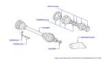 Drive Shaft, Arnage Red Label & Arnage Le Mans (all chassis)