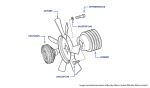 Fan, Arnage Red Label (chassis 04001-08394) & Arnage Le Mans (chassis 06341-08375)