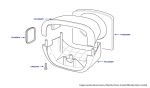 Steering Column Cowling, Arnage R (chassis 12007-14308), Arnage RL (chassis 19500-19679), Arnage T (chassis 12000-14285), Arnage Final Series, Azure (chassis 12009-14495) & Brooklands Coupe