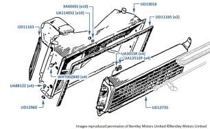 Heater Matrix (chassis numbers 02390-22583)