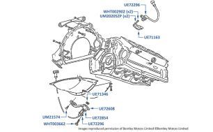 Camshaft & Crankshaft Sensors, Mulsanne SL, chassis numbers 31223-44582 (Type 1)