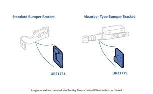 Bumper Bracket Seals, Continental R, Continental T, Continental SC & Azure