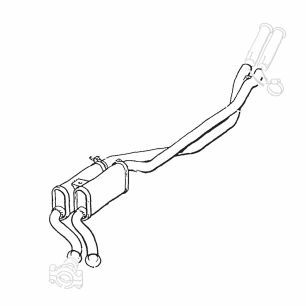 ASSY SILENCER REAR SWB Aftermarket Product