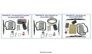 Service Kits, Corniche & Continental (chassis 05037-29290)